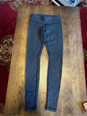 lululemon athletica Heathered Dark Gray Leggings
